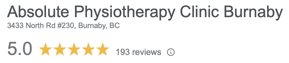 Physiotherapist Reviews Near Me Burnaby BC